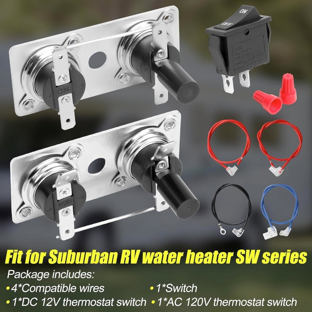 232306 Thermostat Water Heater Limit Switch Kit for Suburban RV Water Heater SW