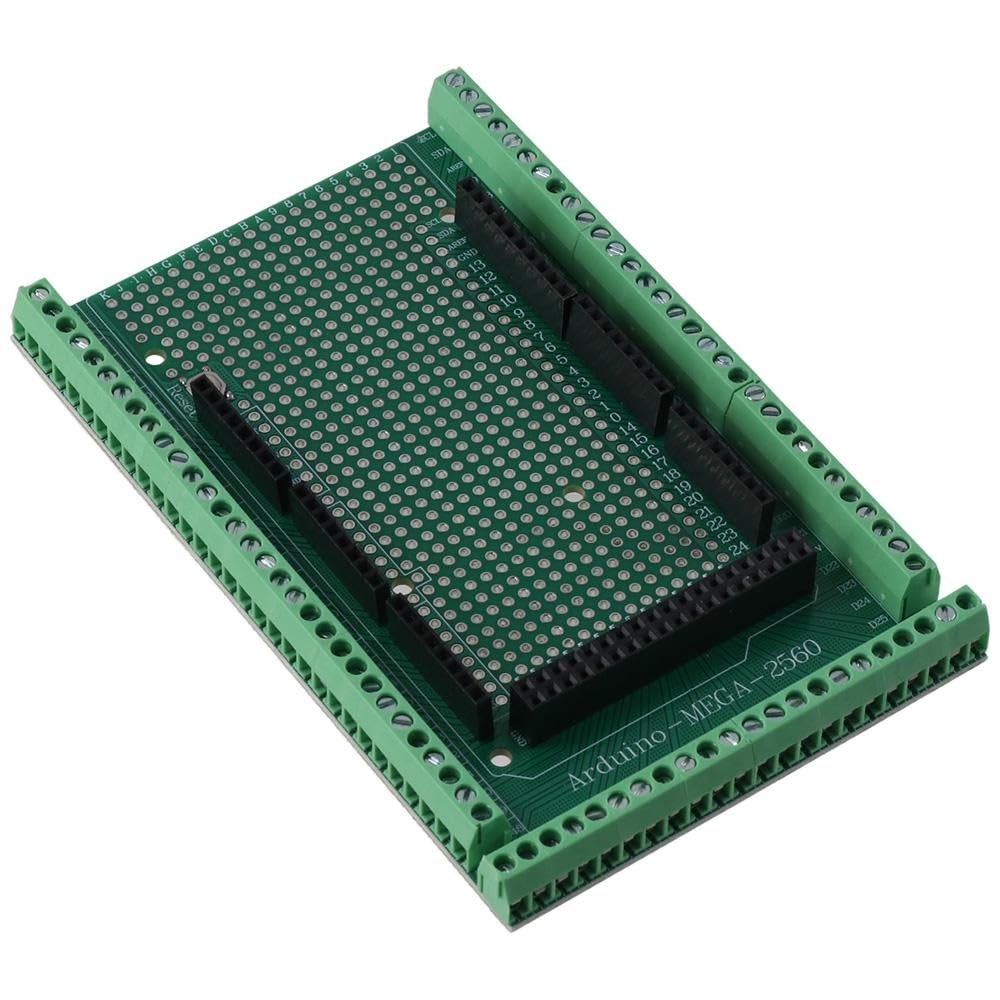 DualSided PCB Prototype Screw Terminal Expansion Board Kit for MEGA2560 R3