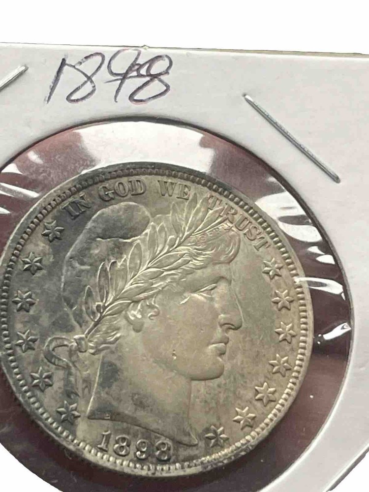 1898 P Barber Half Dollar,