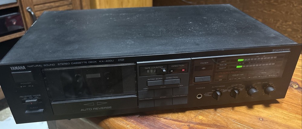 Yamaha KX-400U Cassette Deck, Tested