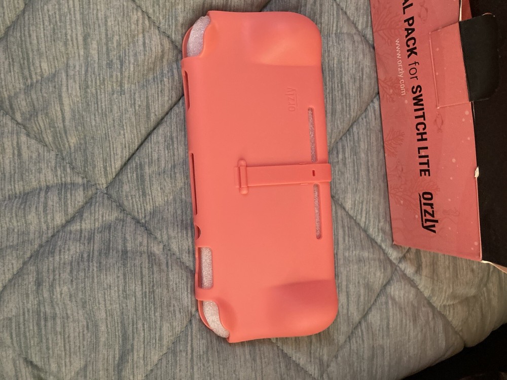 Orzly Nintendo Switch Lite Essential Pack Pink
