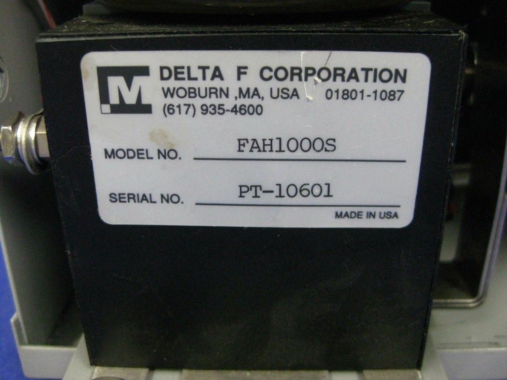 Delta F Process Oxygen Analyzer FAH1000S w/ Oxygen Sensor - NO FRONT PANEL, Used