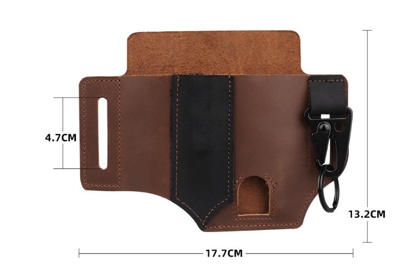 Multitool Genuine Leather Sheath EDC Pocket Organizer Tool Holder