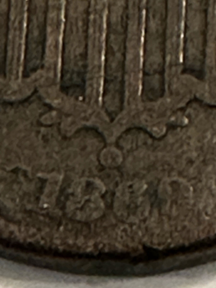 1864 two cent piece large motto LME