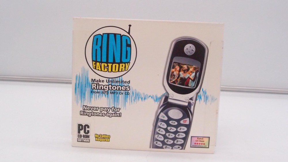 Ring Factory CD-ROM PC Computer Software Program Downloader Disk Vintage