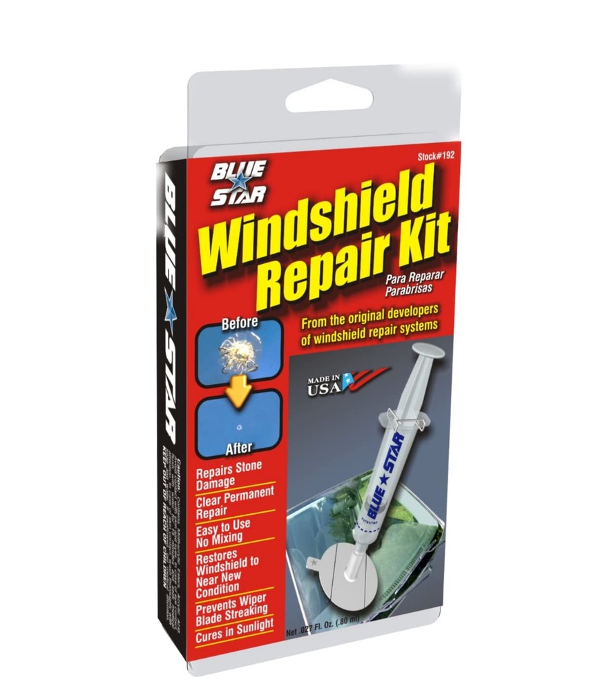 Blue-Star Windshield Repair Kit, .027 fl oz