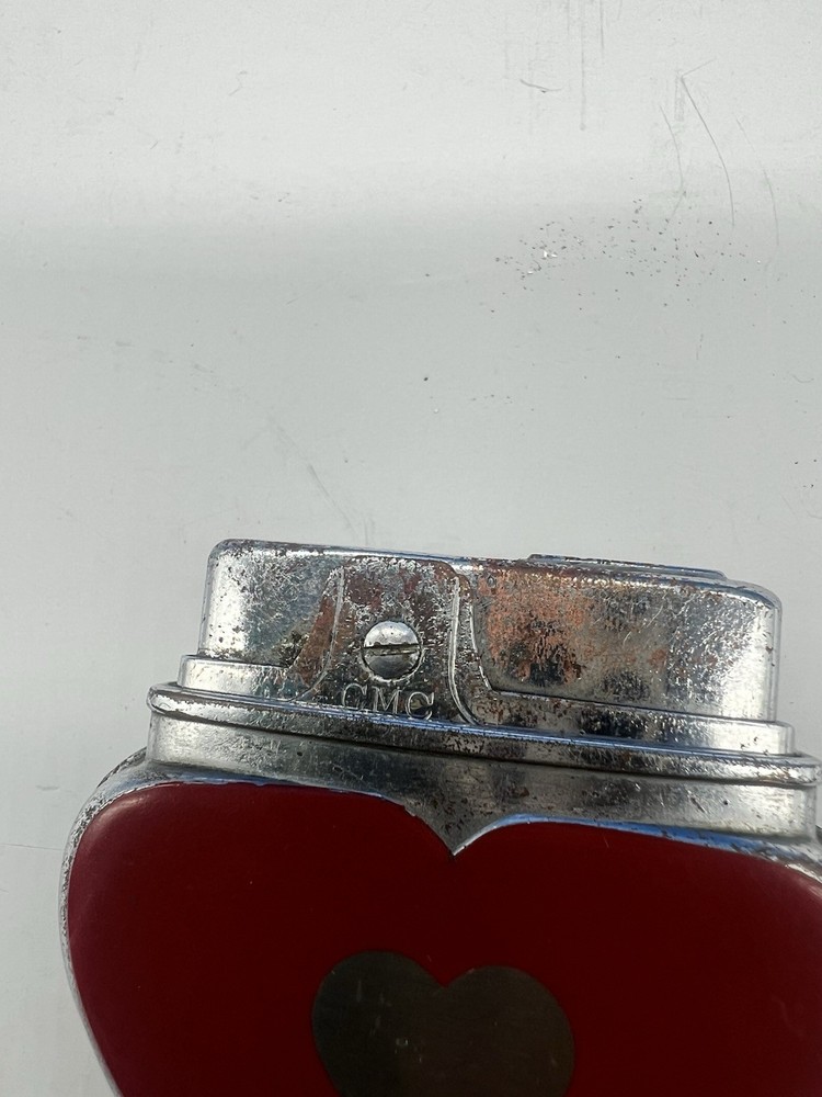 VTG Japan CMC Continental Mini Cigarette Lighter Silver Hearth