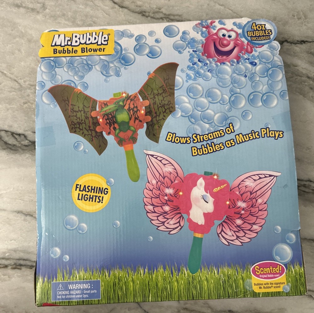 Mr. Bubble Non-stop Fun Motorized Musical Dinosaur Bubble Blower