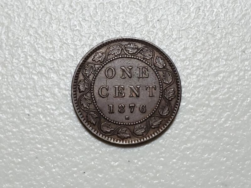 Canada 1876-H Large Cent Uncirculated KM #7 101210