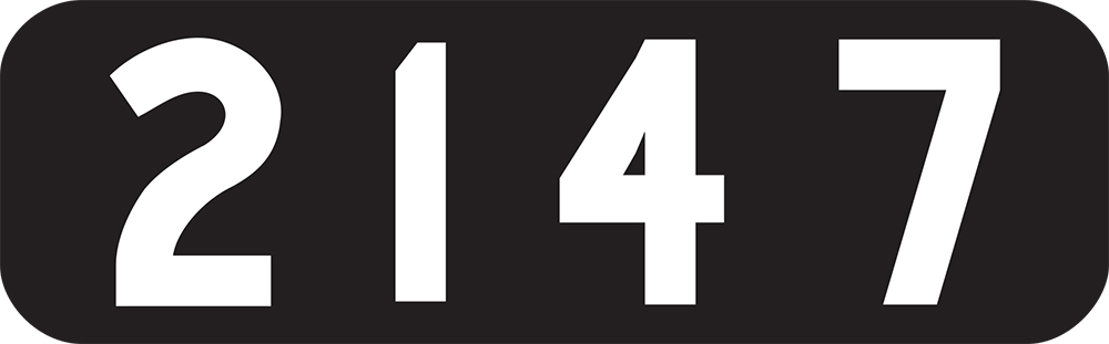 HO121 - 7 Inch ALCO Number Board DECALS - ShellScale Decals