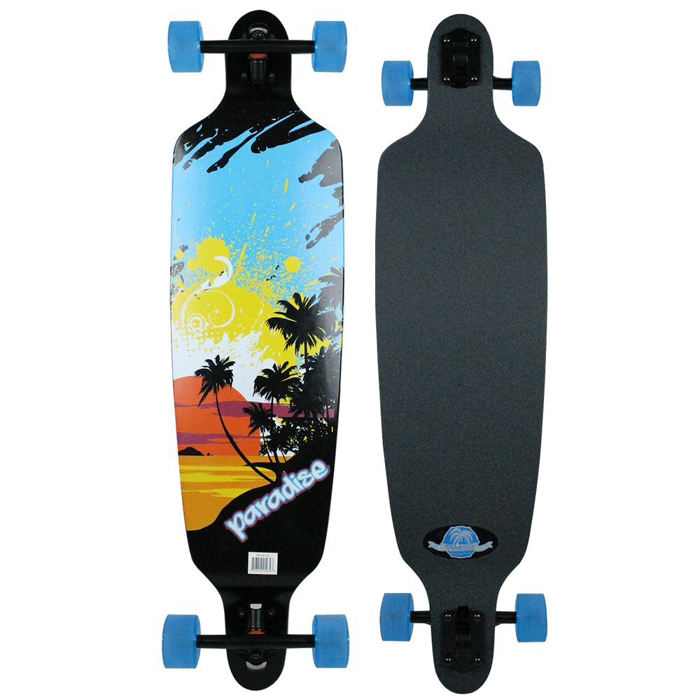 Paradise Longboard Complete 9.75" x 39.75" Sun Splash Double Drop Down Though
