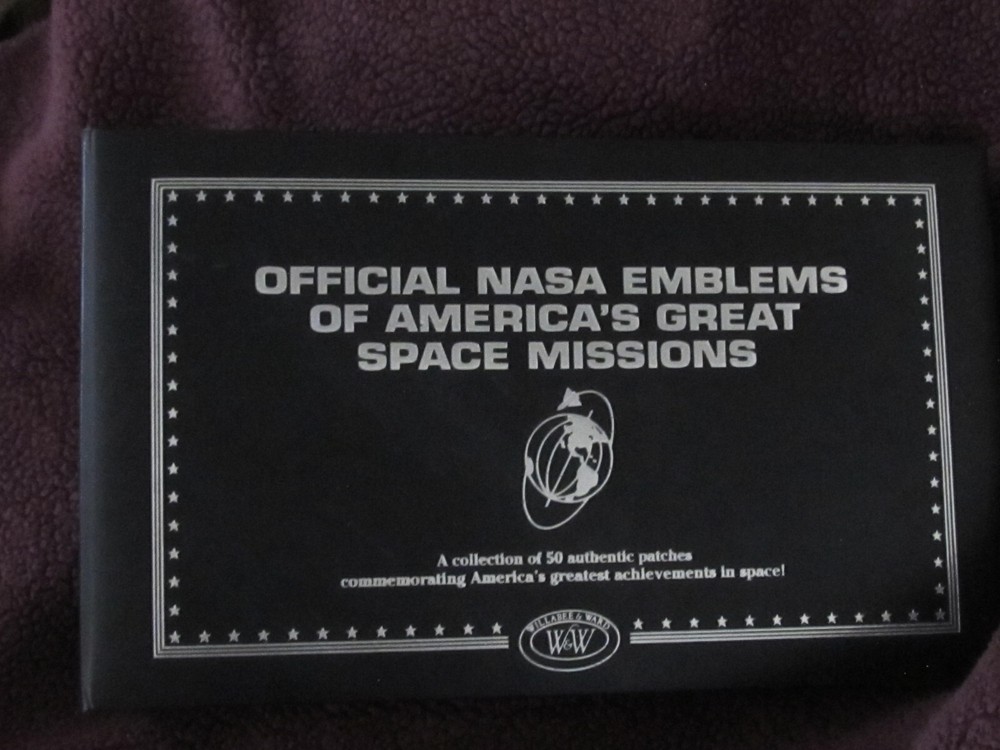 Willabee and Ward Official NASA Emblem Patch BINDER