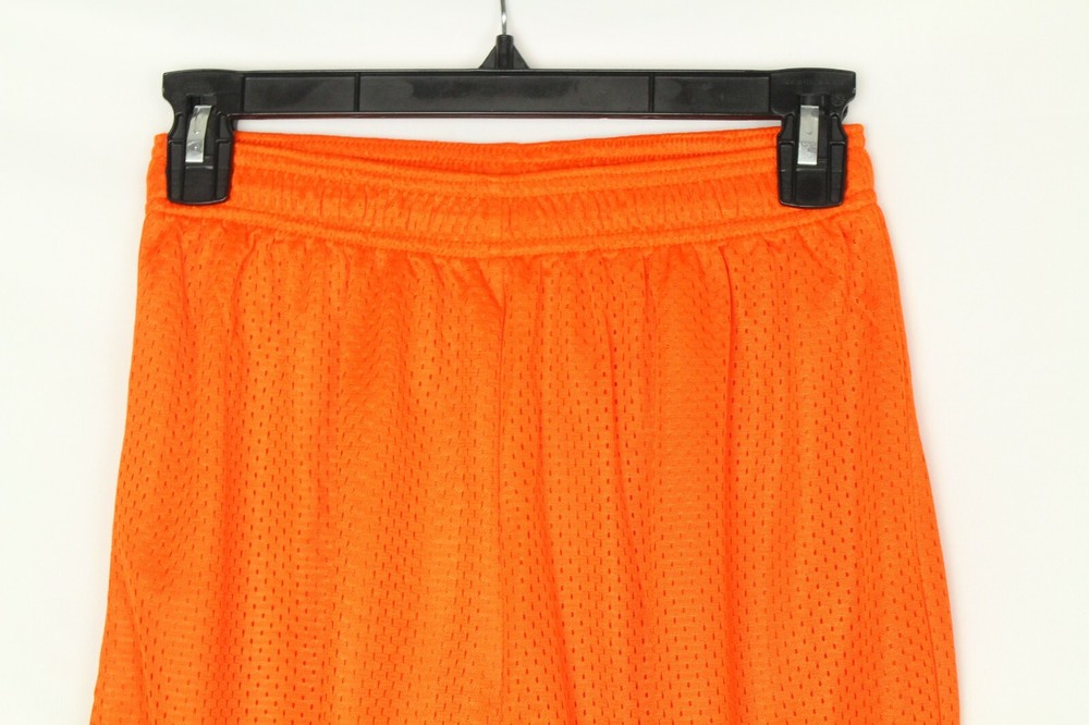 Alleson Athletic Men's Orange Mesh Lined Shorts