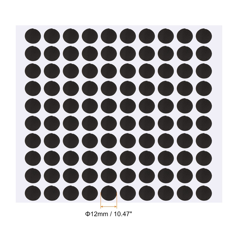 100PCS Black Pool Table Marker Dot Craft