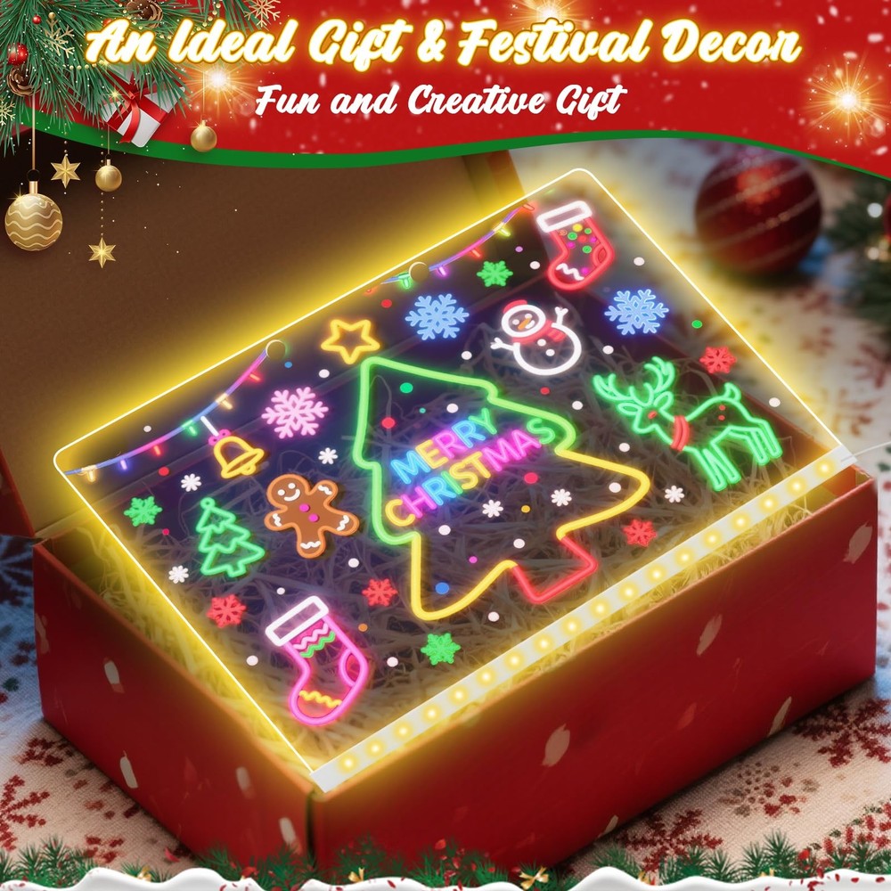 Lumiboard LED Drawing Board, Note Acrylic Dry Erase Small