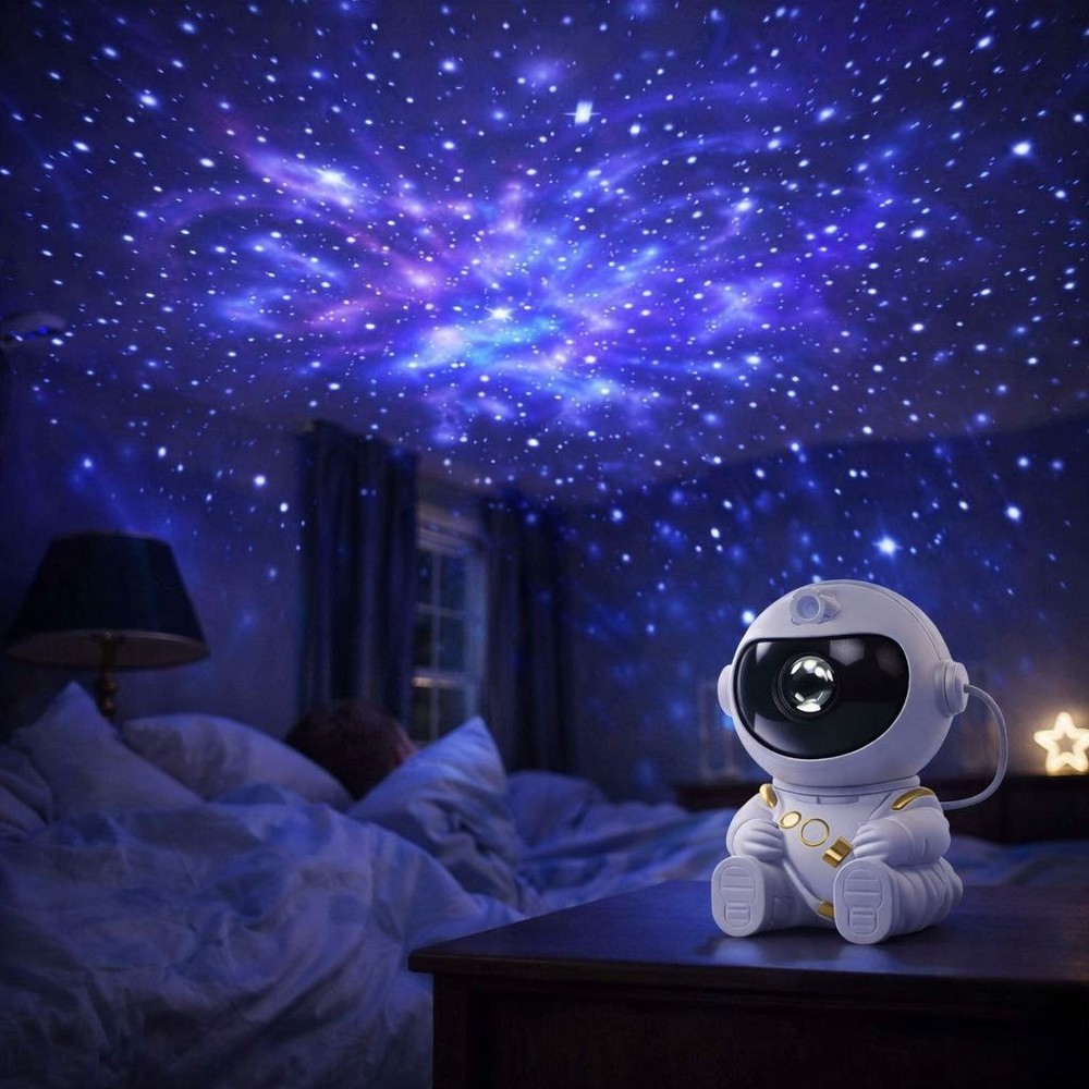 Astronaut Galaxy Star Projector Night Light