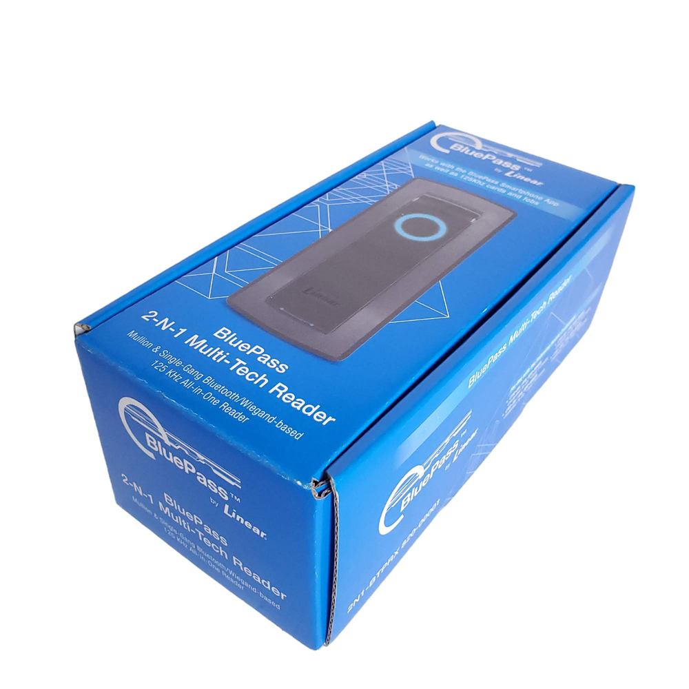 BluePass by Linear 2-N-1 Multi-Tech Reader 2N1-BTPRX 125 KHz All In One Reader