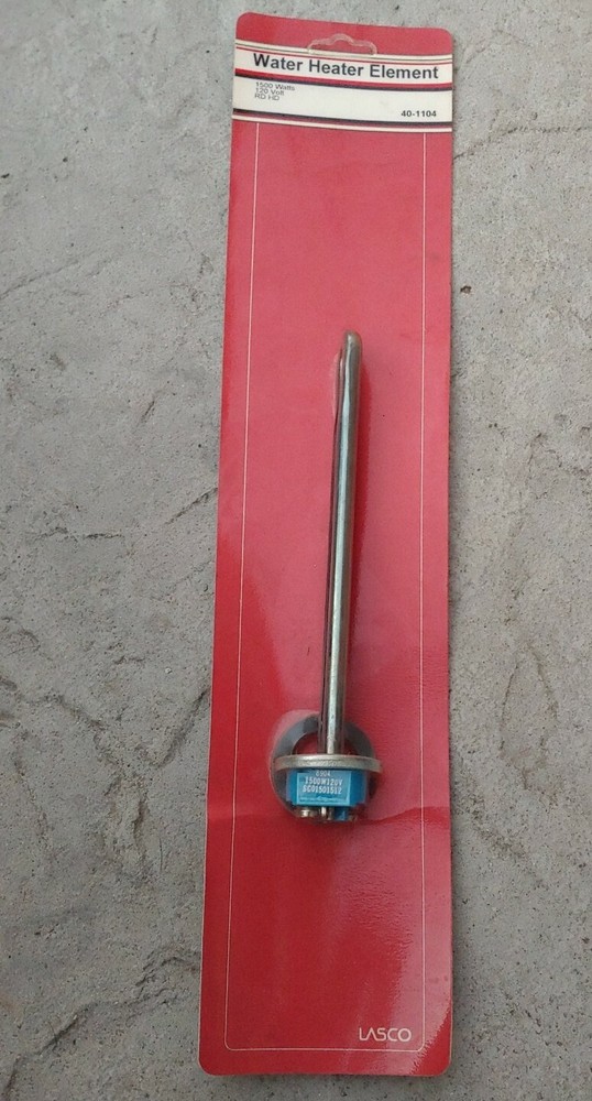 Lasco 40-1104 Standard 1500 Watts 120 V RD HD Water Heater Element