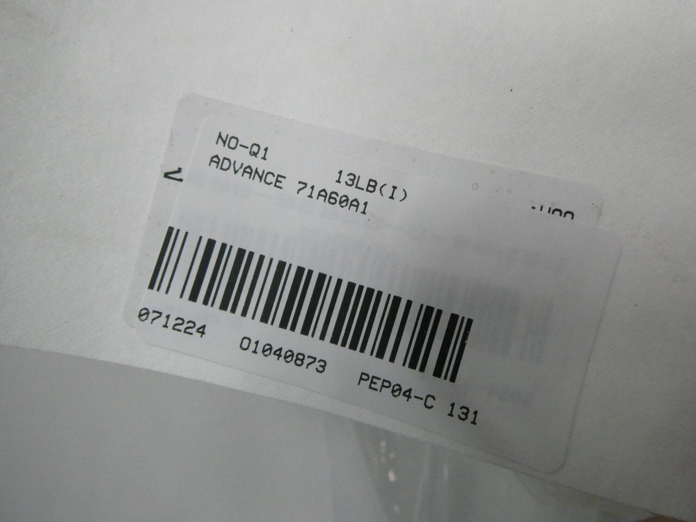Advance 71A60A1 Voltage Transformer 400w 120v-ac