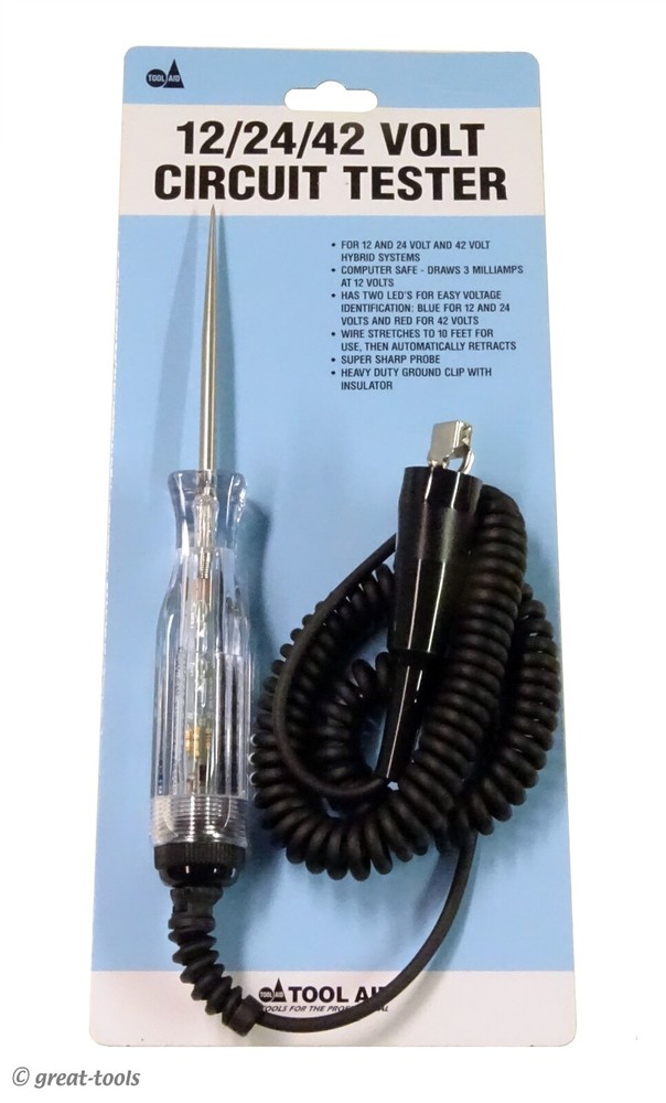AUTOMOTIVE CIRCUIT TESTER PROBE – voltage testing light – diagnostic tool tools