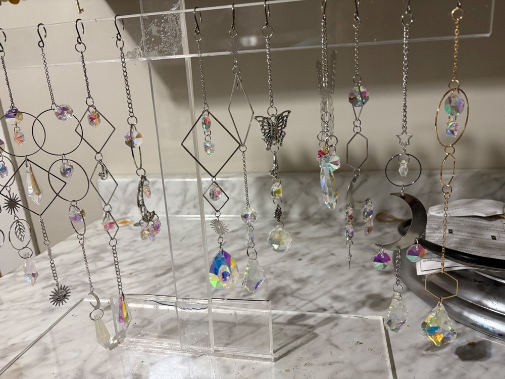 Crystal Sun Catchers with Charms