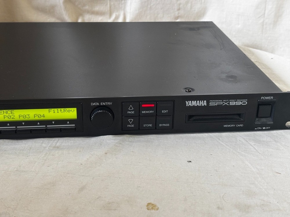 Yamaha SPX990 Professional Multi-Effect Processor New battery