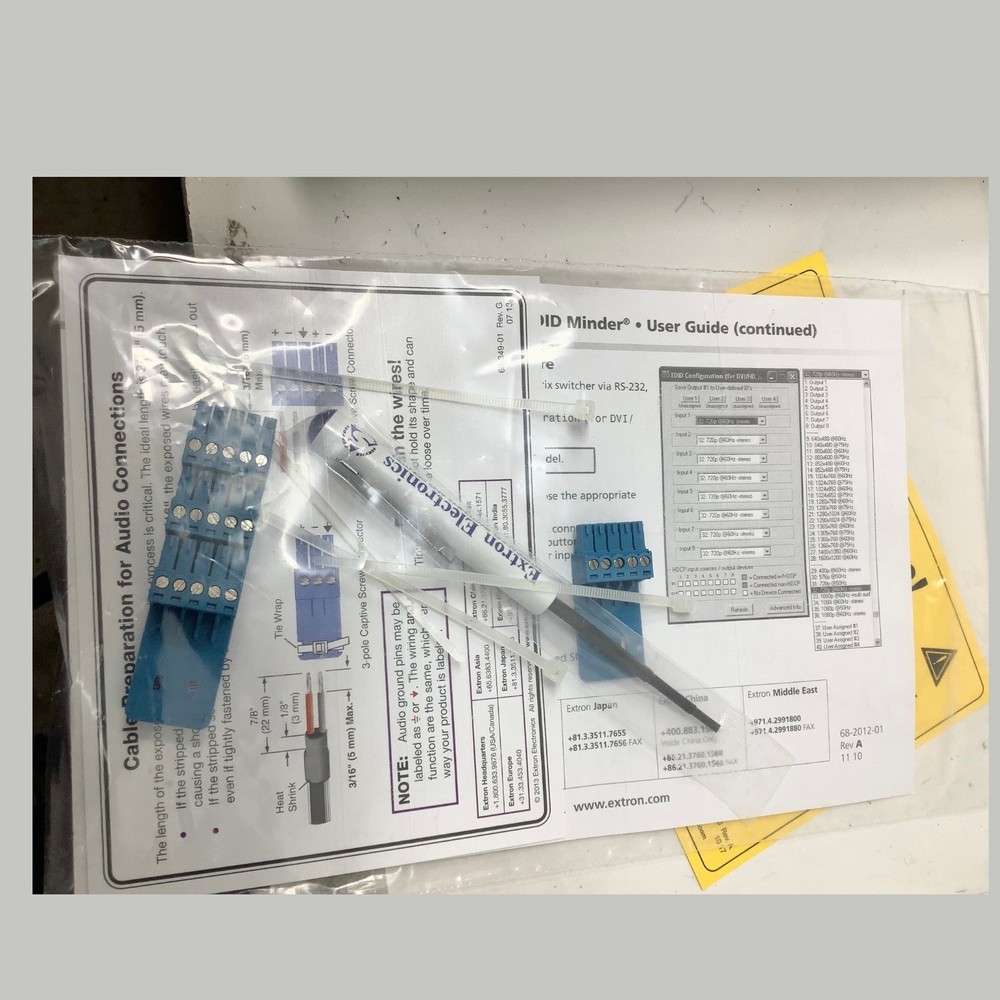 New Extron XTP CP 4i 4K Input 70-940-21