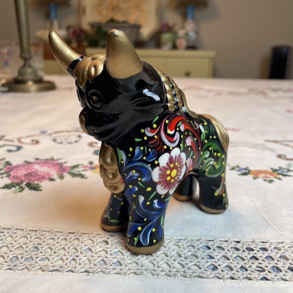 Handmade Torito de Pucara – Peruvian Ceramic Bull – Unique Home Decor & Gift