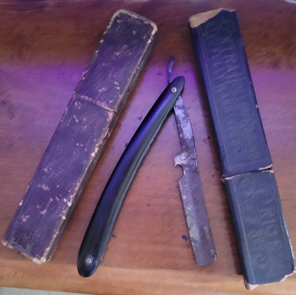 Vintage Razor And Razor Boxes