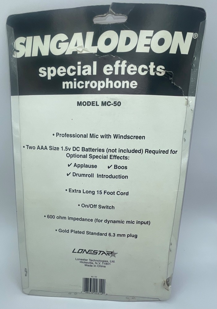 VTG 90’s Singalodeon Special Affects MC-50 New Open Box