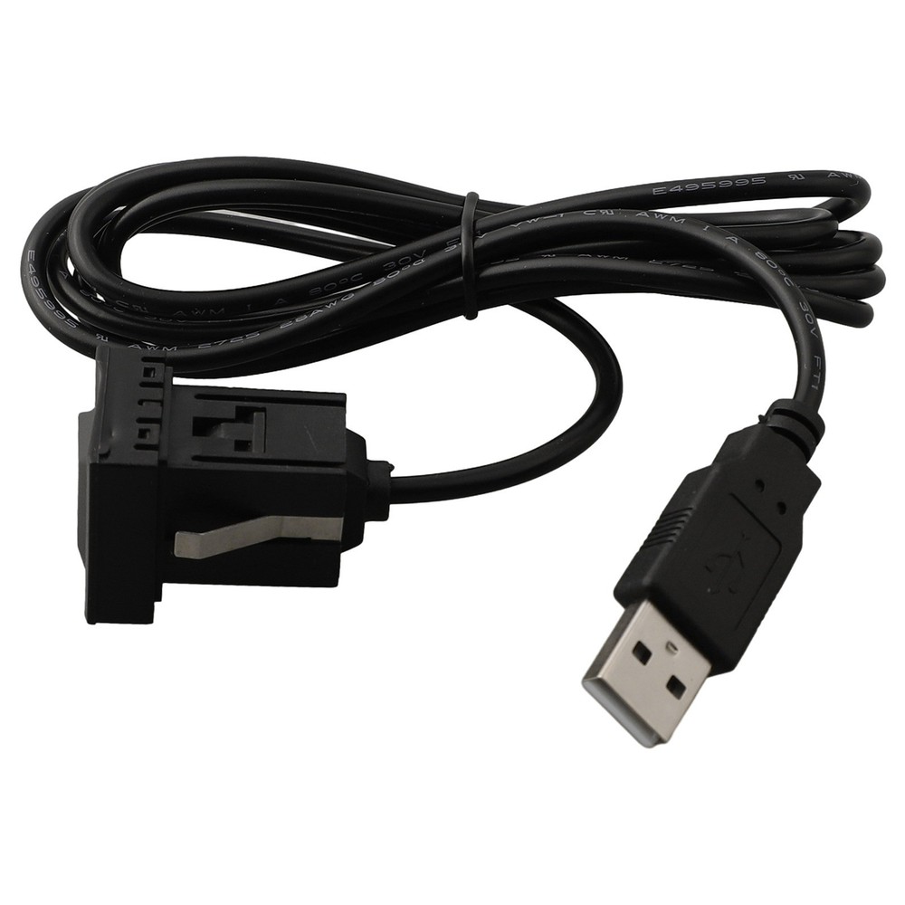 Dual USB Flush Mount Car Dash AUX and USB Port Panel for Easy Installation