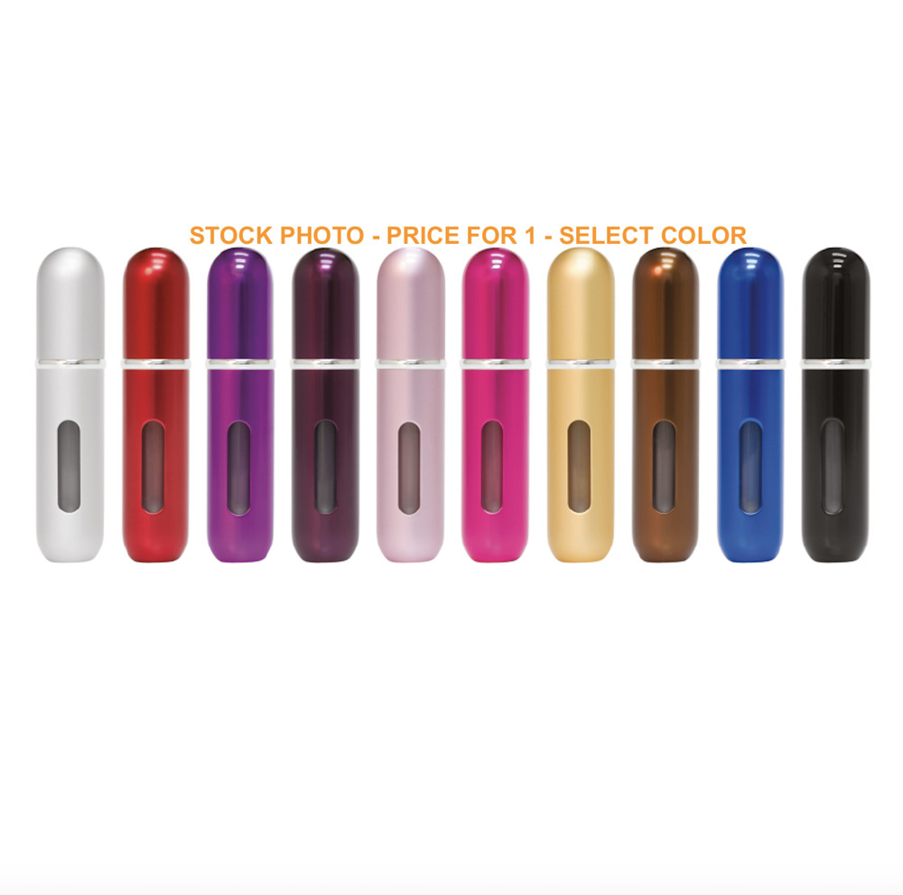 TRAVALO CLASSIC REFILLABLE PERFUME SPRAY ATOMIZER 0.13 OZ / 4 ML - SELECT COLOR
