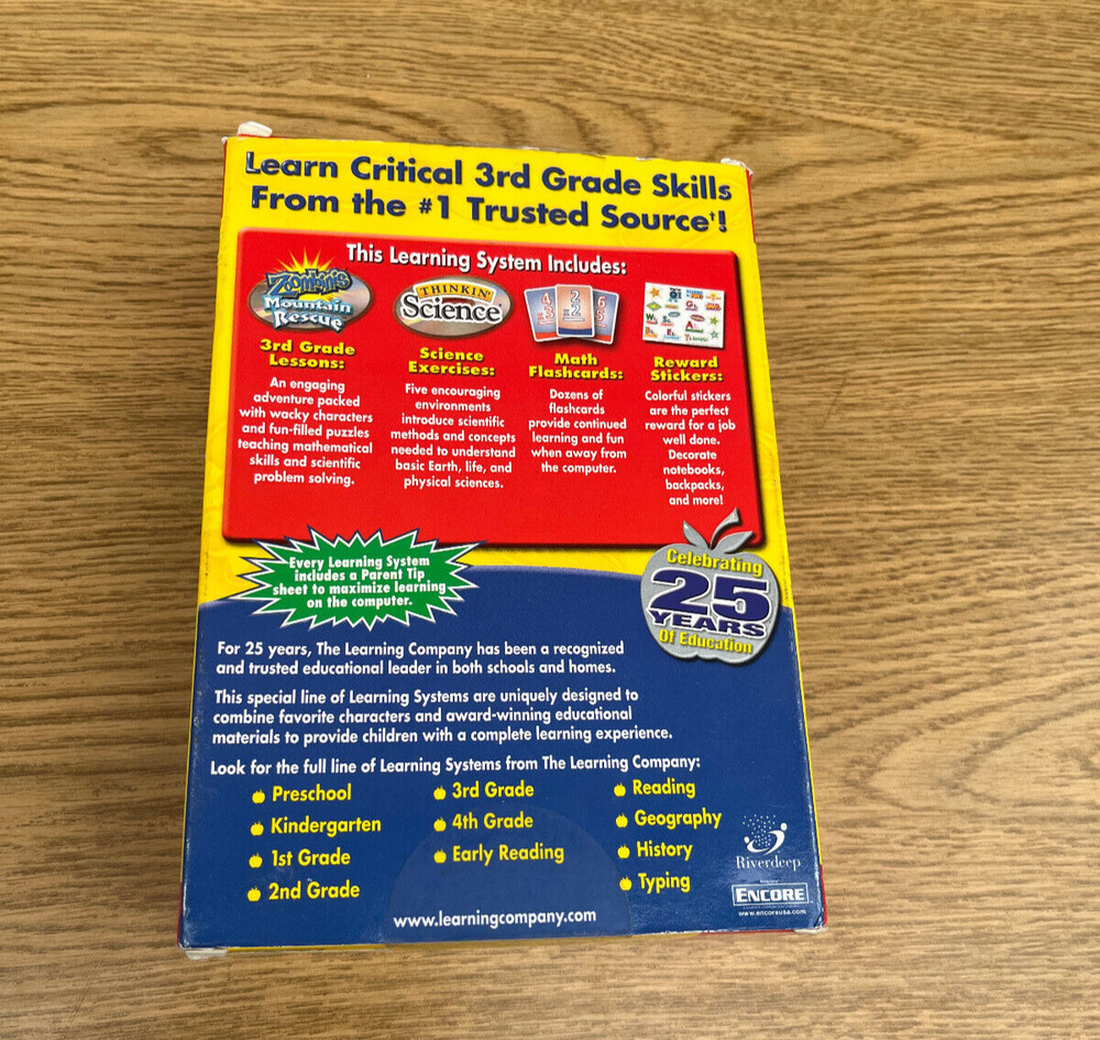 Zoombinis 3rd Grade (Ages 7-9) Learning Set (Math Flashcards, Science, Stickers)