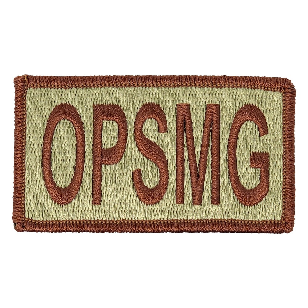 OPSMG Duty Identifier Tab / USAF OCP Air Force Patch