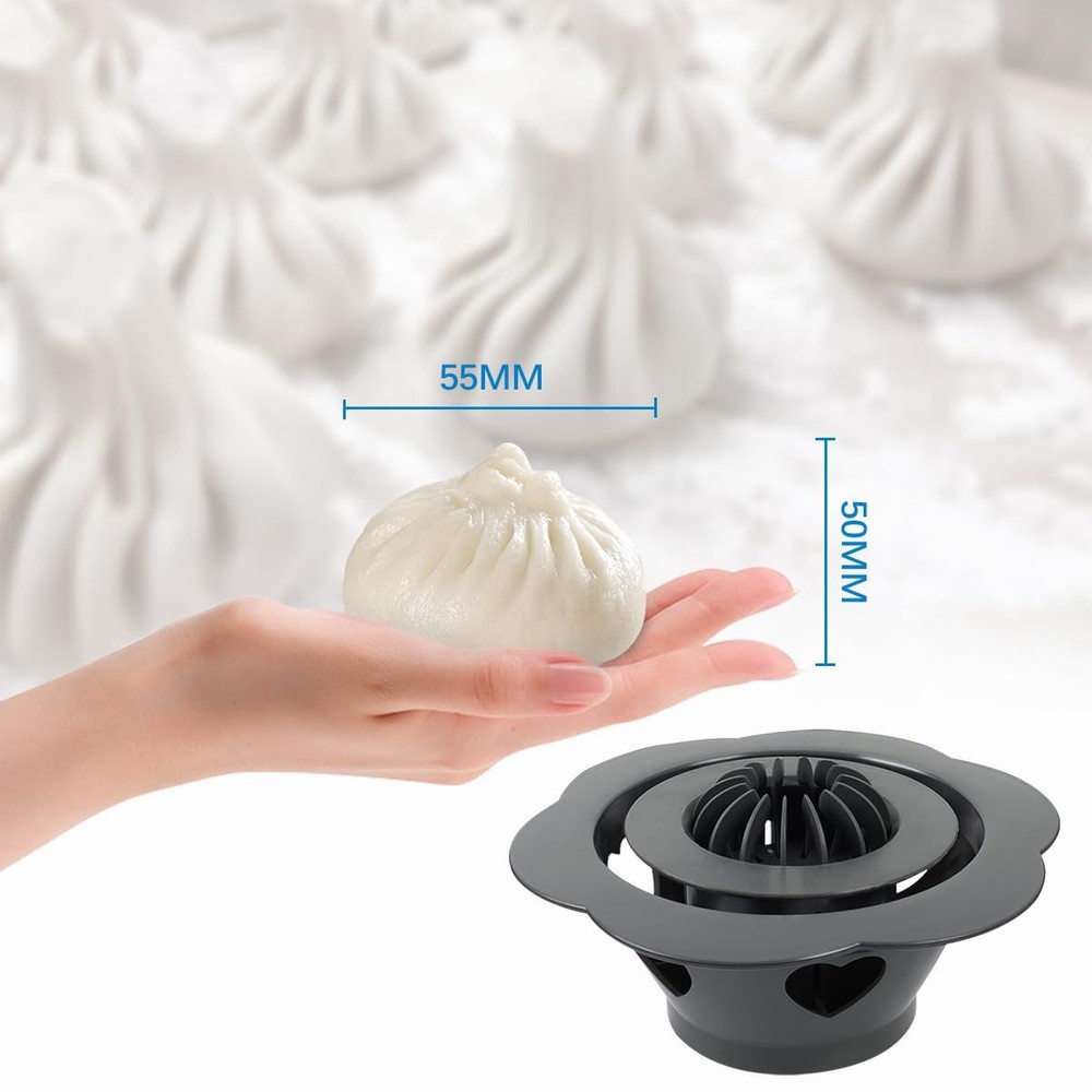 Big Dumpling Maker Momo Machine,6.57" Baozi Maker Machine Mold Food PP Kitche...