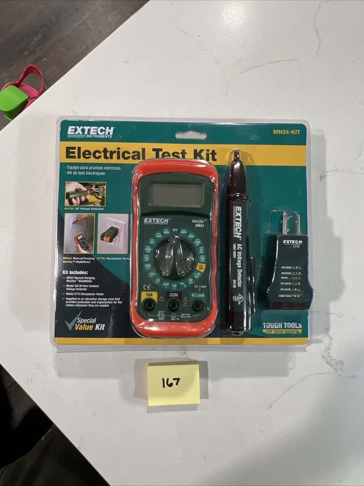 ExTech Instruments - Electrical Test Kit - MN24-KIT - NEW IN PACKAGE