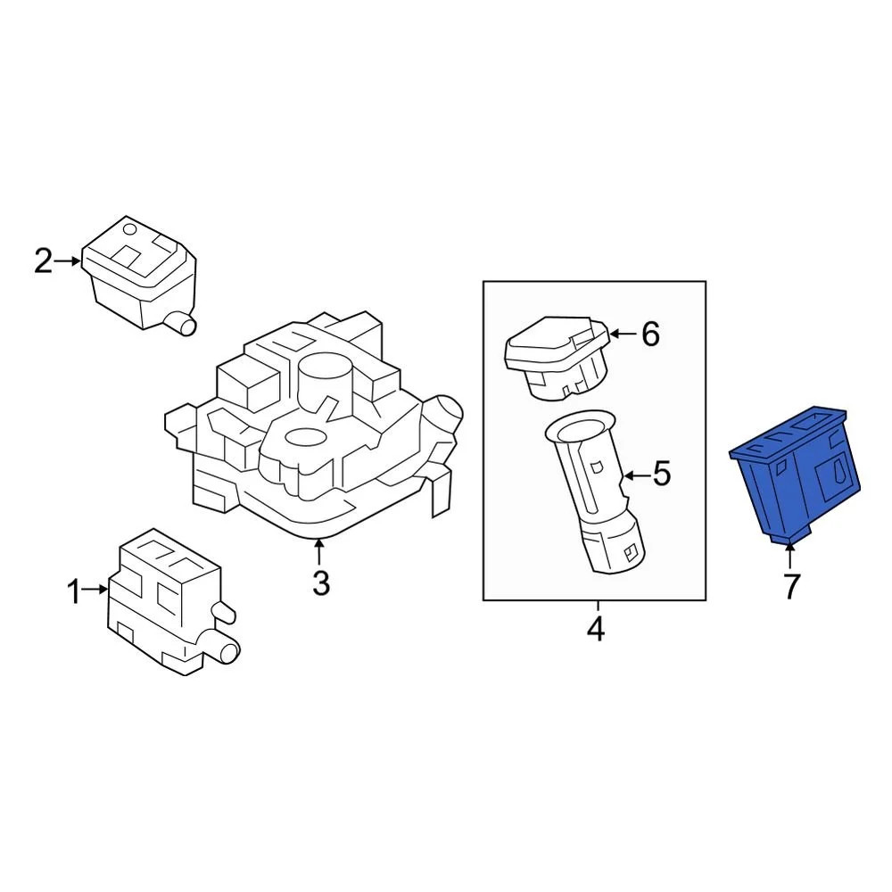 Mazda TK78669U0E Audio Auxiliary Jack