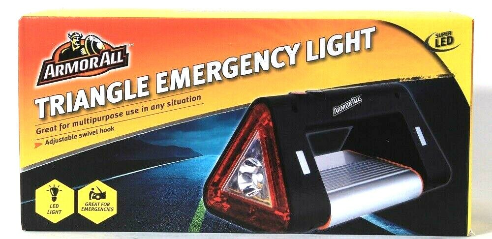 ArmorAll Super LED Triangle Emergency Light Multipurpose Use In Any Situation