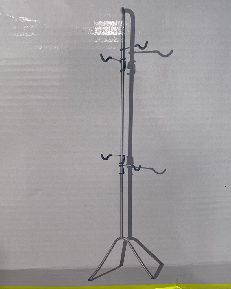 Delta Cycle 2 Bike Gravity Pole Stand - SILVER/GREY New