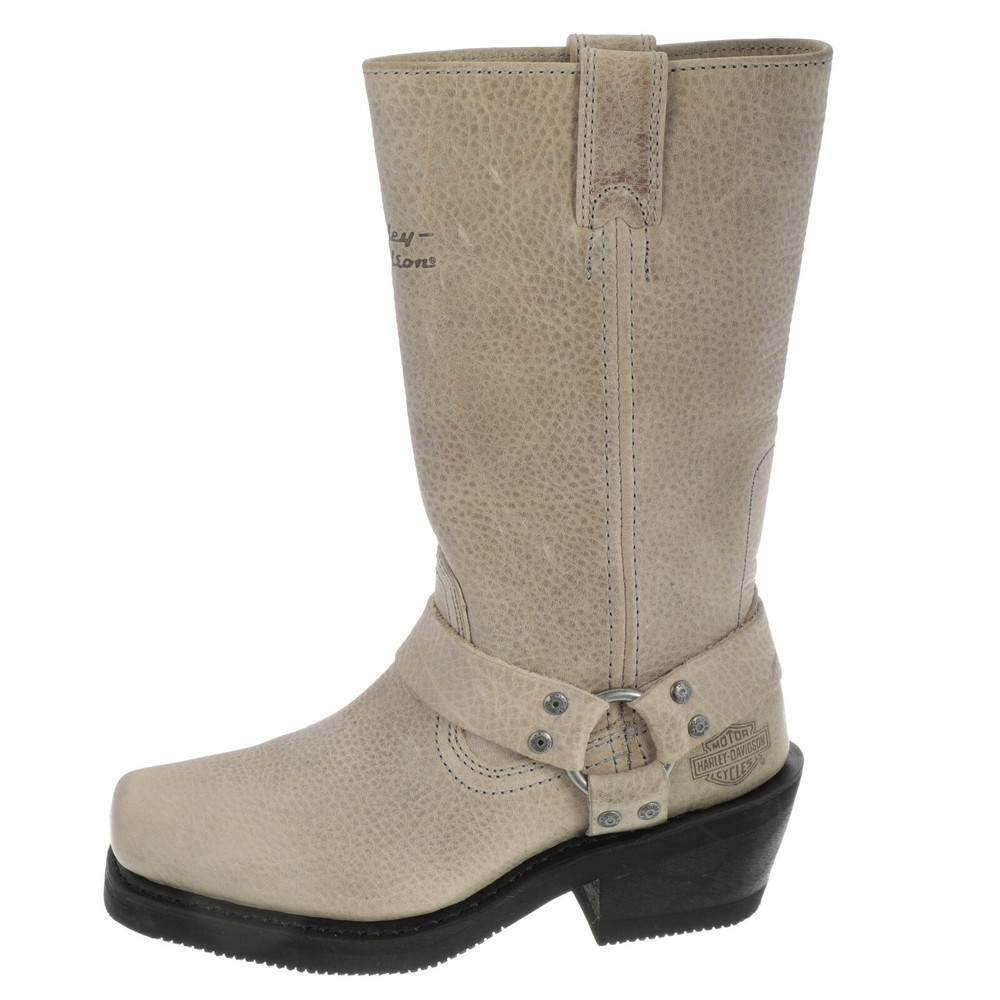 Harley Cream Boots Womens Size 6