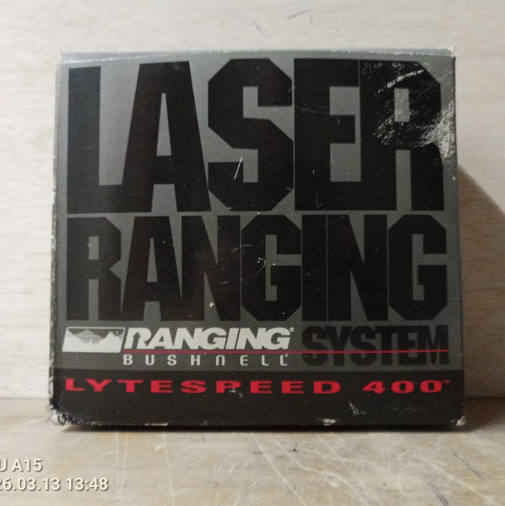 Bushnell Lytespeed Laser Ranging System 400 Excellent Cond Case Box Instructions