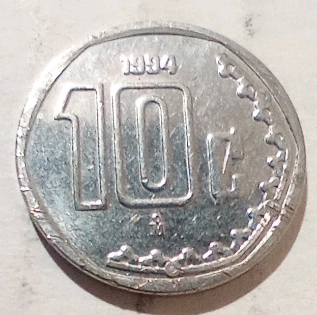 10 Centavos 1994 Mexico Tiny Coin