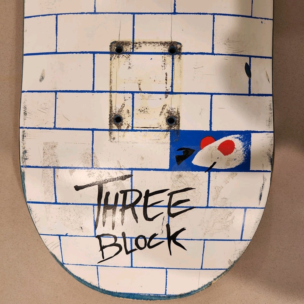 THREE BLOCK 8.0 Jason Park Skateboard Deck used