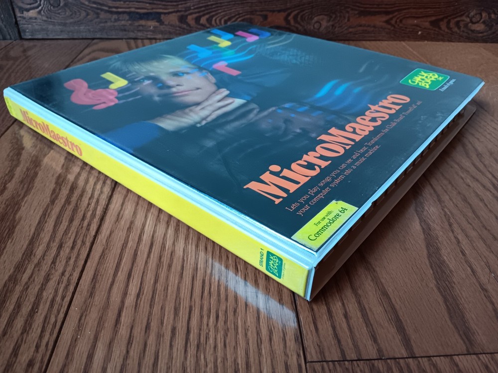 MicroMaestro for Commodore 64 Chalk Board Music Computer Game Tested/Works