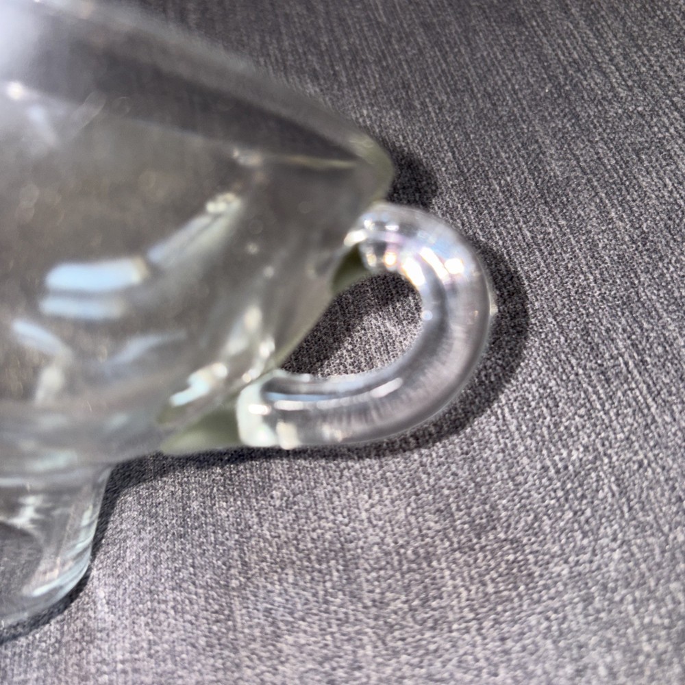 Vintage Glass Canning Funnel Finger Loop Handle Kitchen