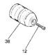 Milwaukee 06-75-3150 Socket Head Screw 1/4"-20 Left Hand Thread