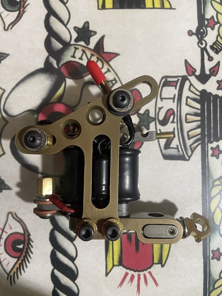 Handmade Brass Tattoo Machine