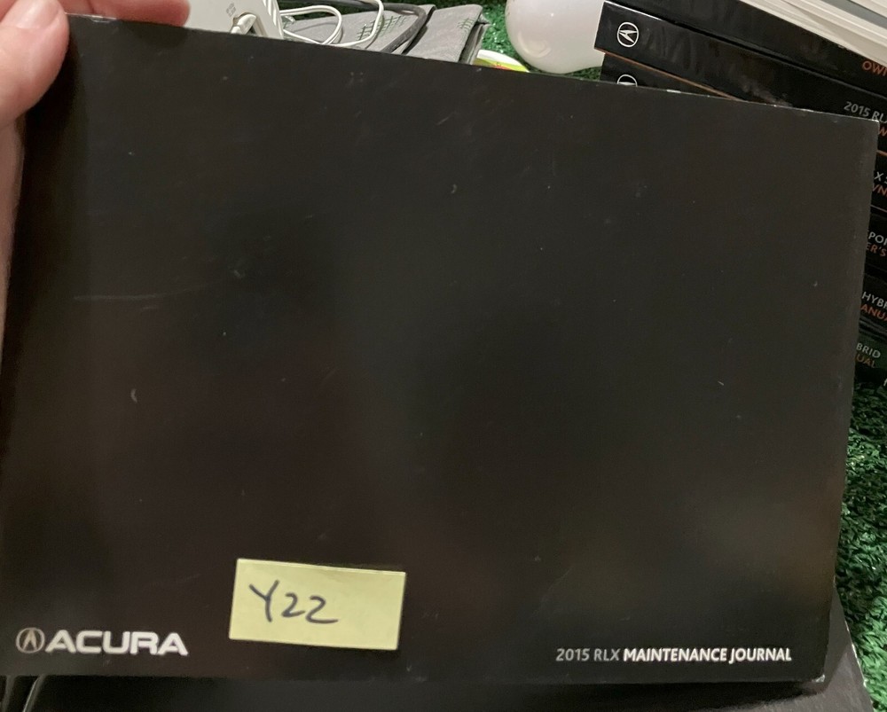 OEM ACURA 2015 RLX MAINTENACE JOURNAL