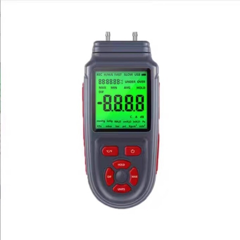 Handheld Differential Pressure Counting Display Pressure Gauge Micro Gauge
