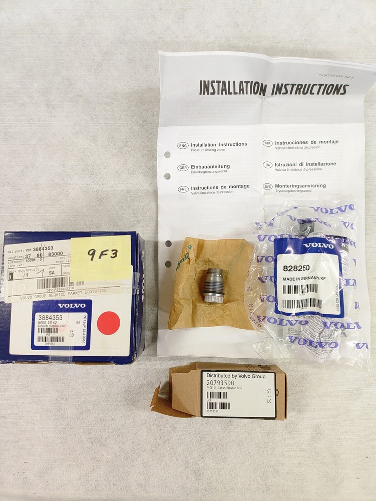 3884353 Pressure limiting Valve